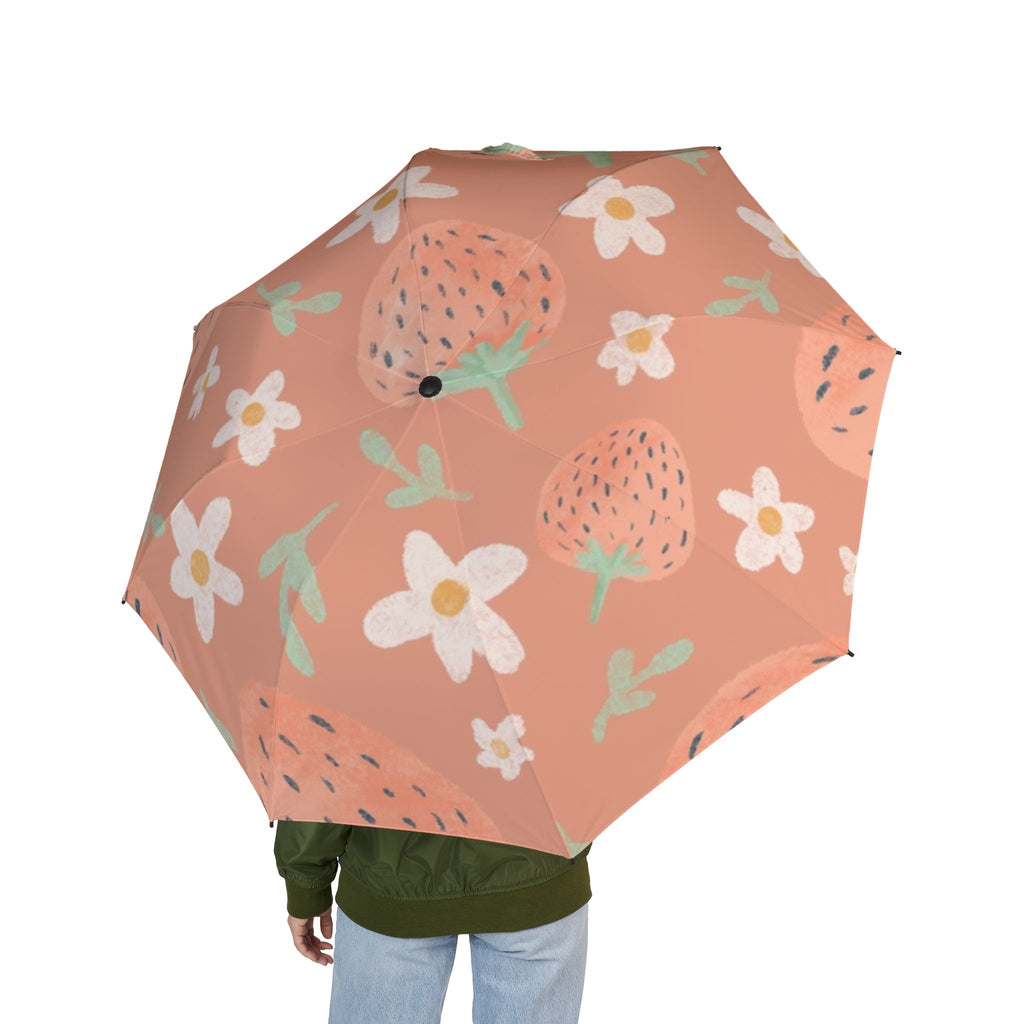 Strawberry Blossom Foldable Umbrella