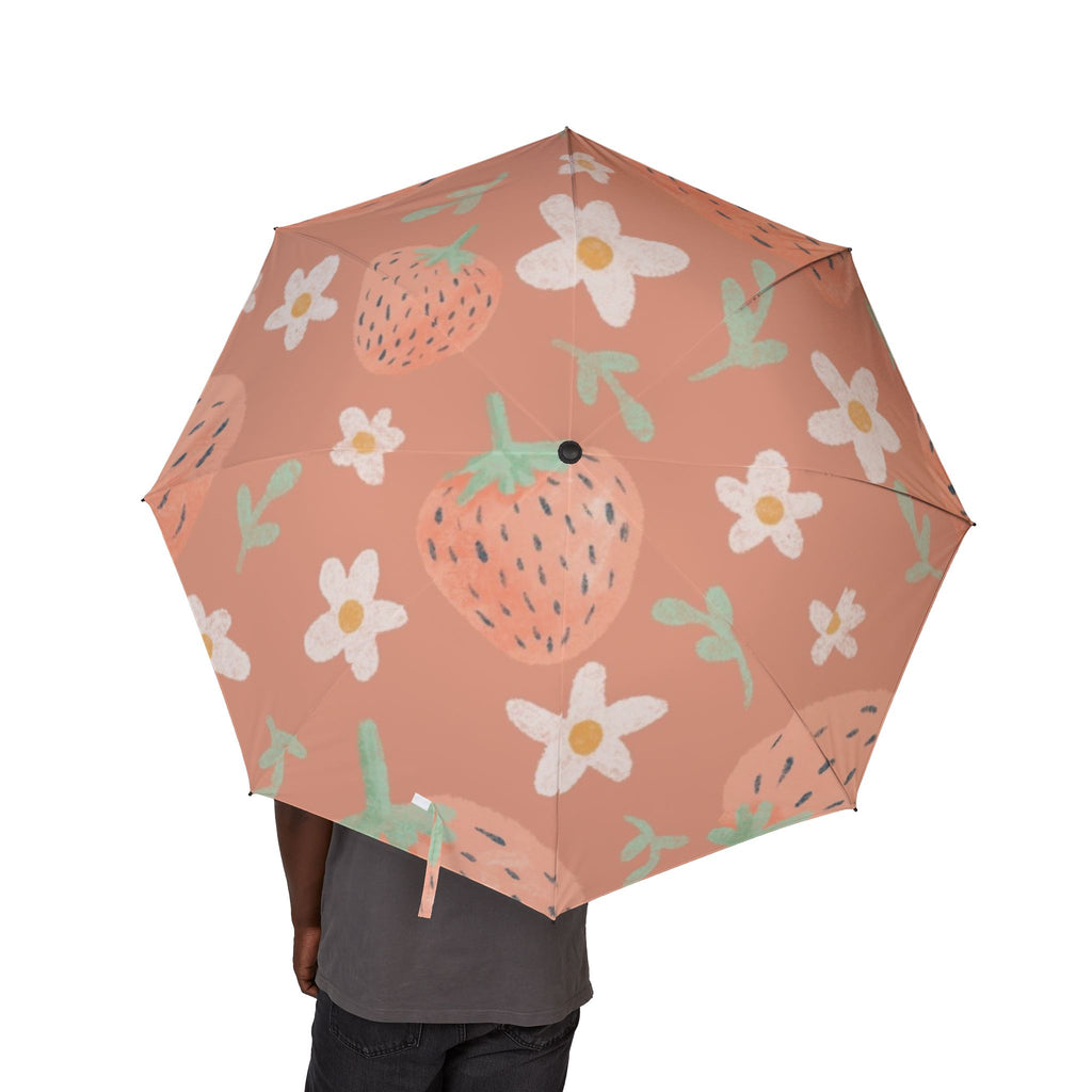 Strawberry Blossom Foldable Umbrella
