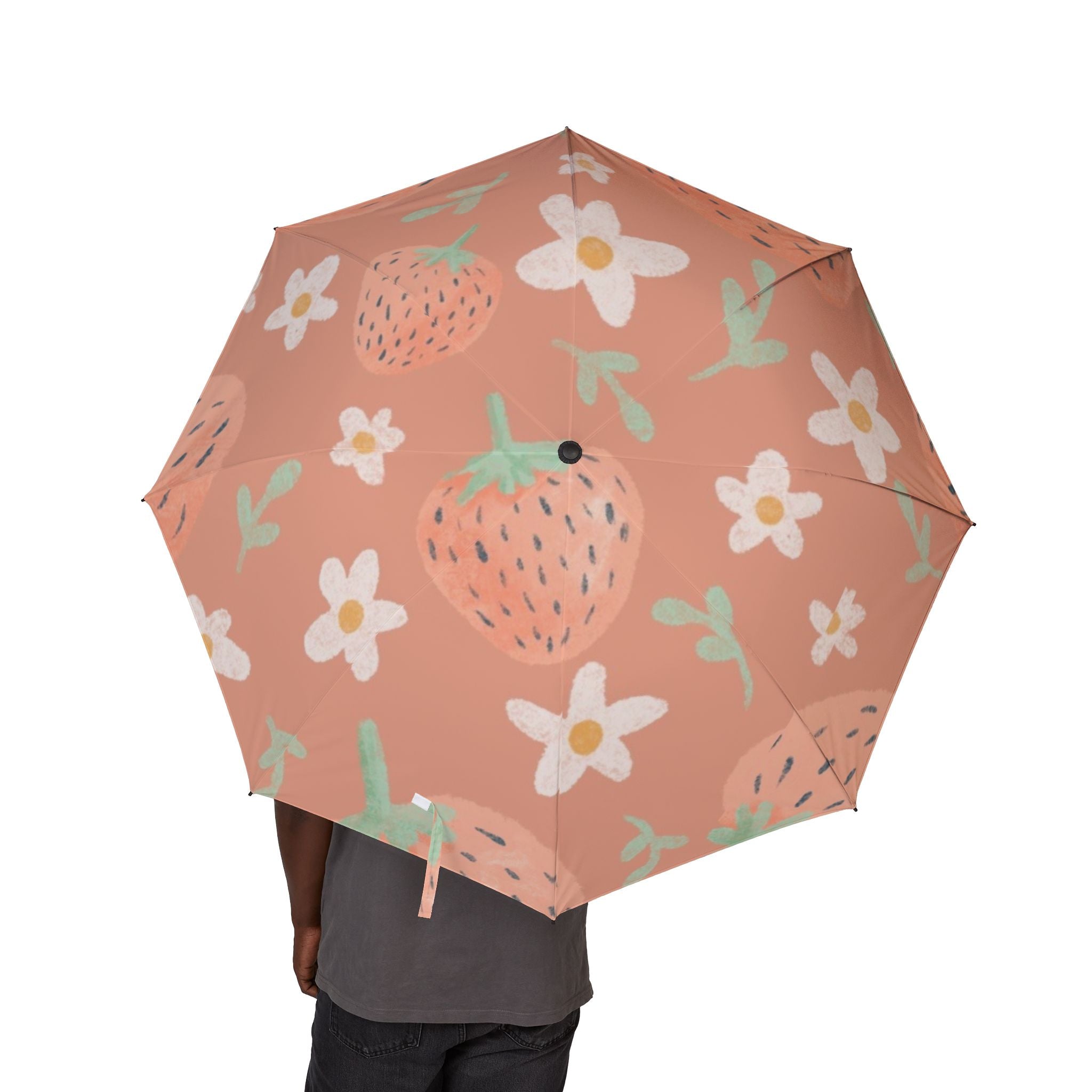 Strawberry Blossom Foldable Umbrella